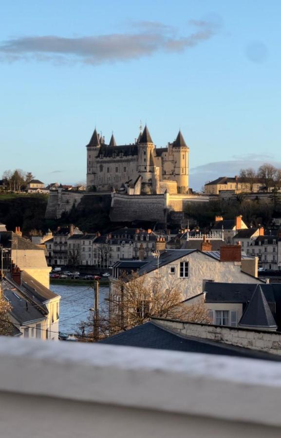 La Terrasse Saumuroise - Vue Chateau & Loire 外观 照片